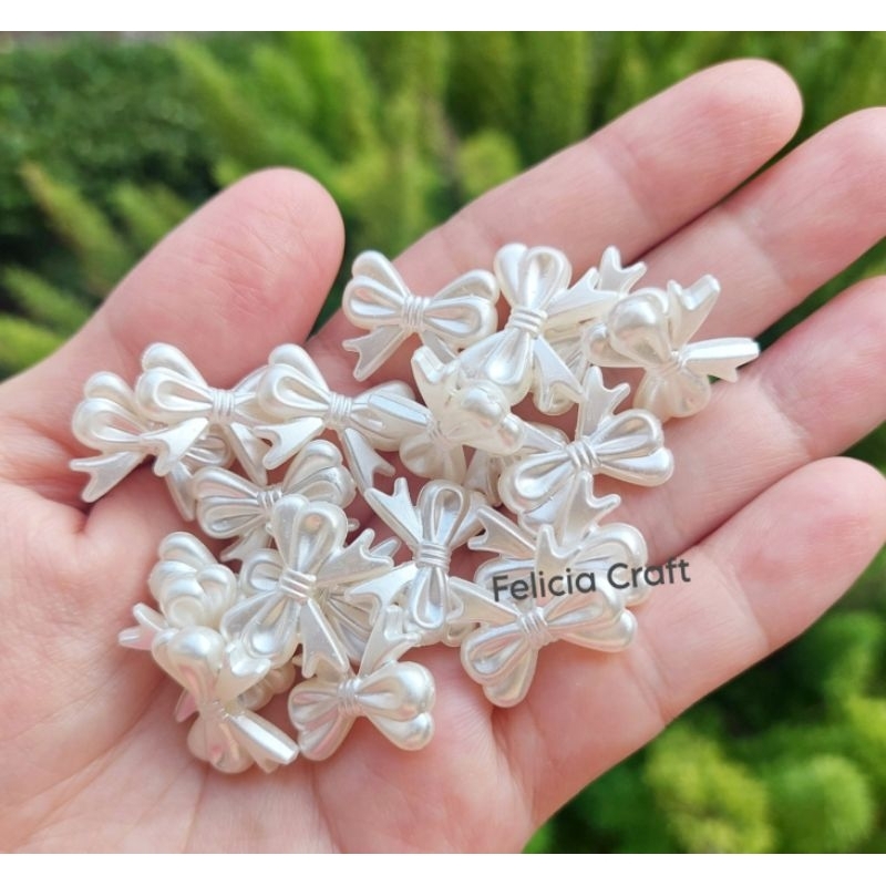 10gr. Manik mutiara pearl Pita 2 kecil