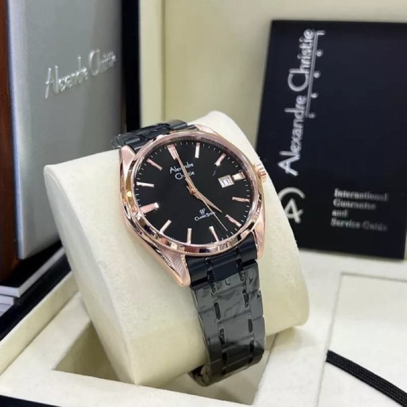 Jam Tangan Pria Alexandre Christie Classic Steel 8682 AC8682 (ORIGINAL)