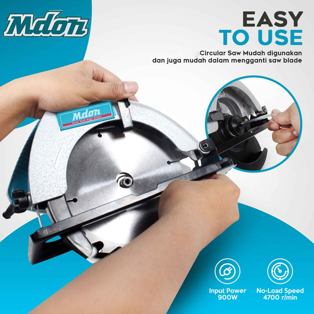 MDON Circular Saw Jp18 / Mesin Gergaji Electric / Mesin Potong Kayu / Mesin Multifungsi