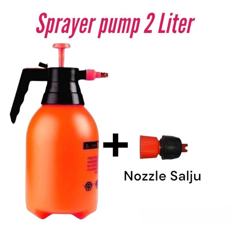Sprayer pump foamy sprayer 2 liter + nozzle snow wash