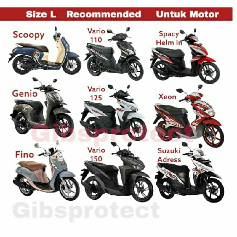 King Drag Sarung Jok Motor Portable Seat Cover Waterproof Universal Vario Beat Scoopy Fino Mio Genio Fazzio Supra Shogun Jupiter Mx Satria Sonic Nmax Pcx Adv Aerox