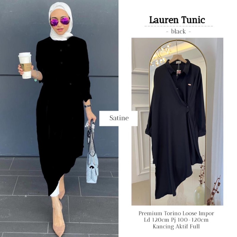 LAUREN TUNIK/ MIDI POLOS PREMIUM BY MPMF