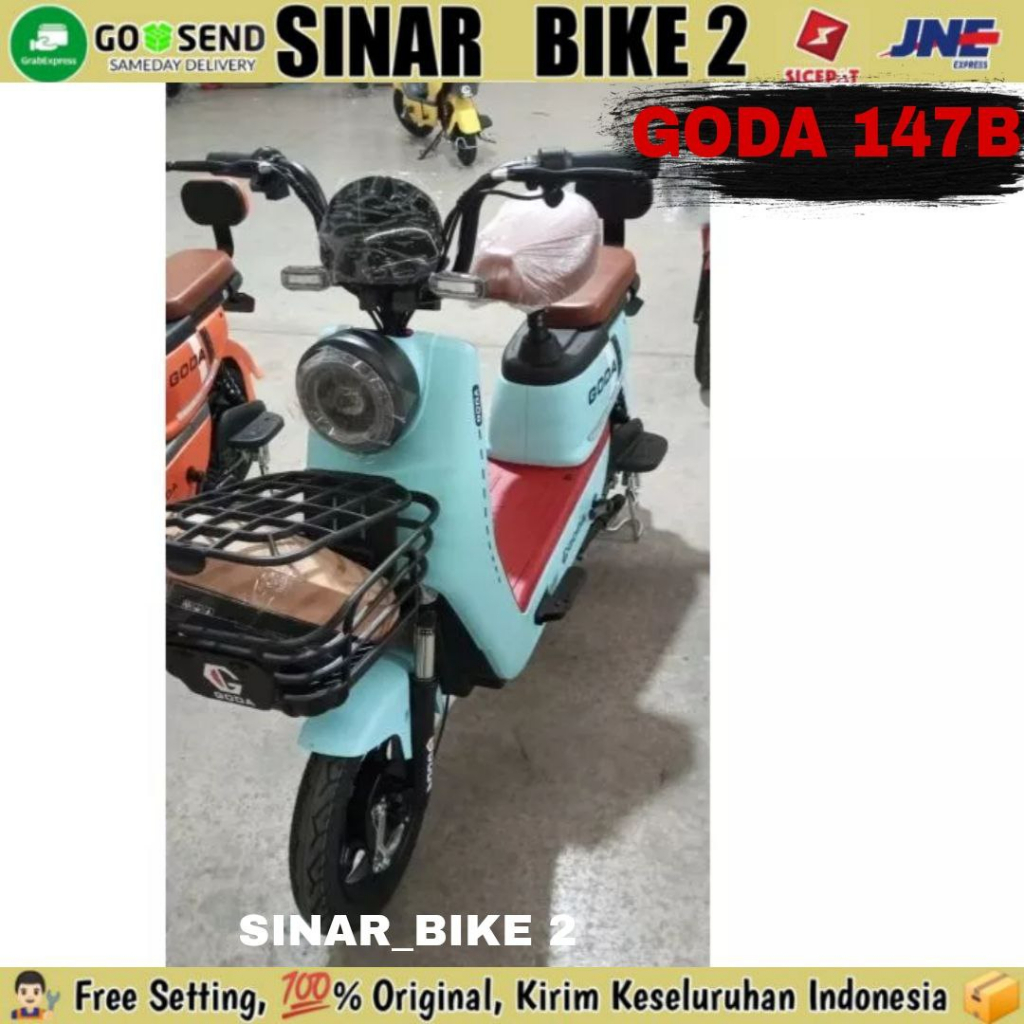 Sepeda Listrik  Goda Golden Monkey 140 &amp; Goda 147B 147 facelift 500 Watt  E-Bike