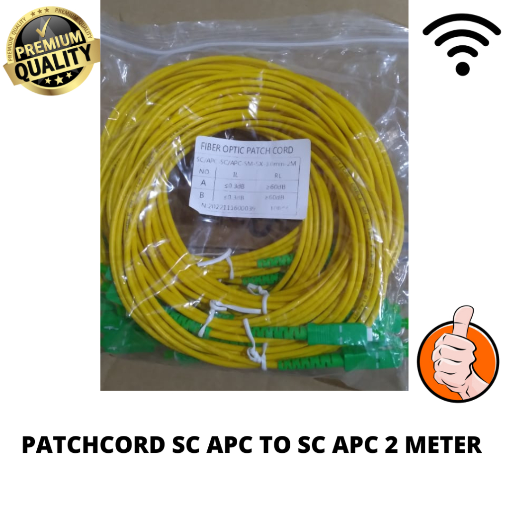 PATCHCORD SC APC TO SC APC  HIJAU