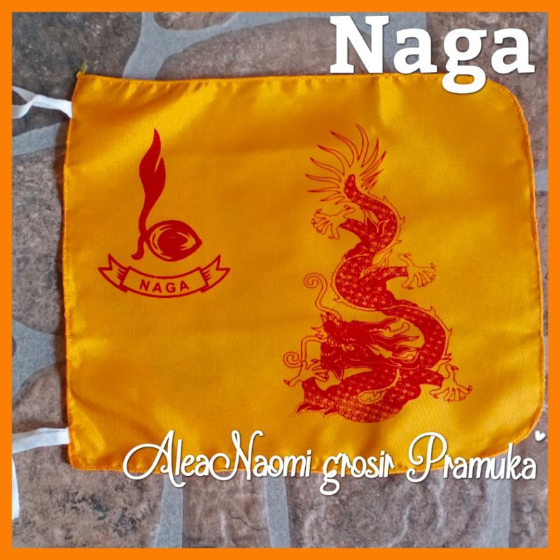 Bendera regu pramuka putra hewan naga bendera regu naga