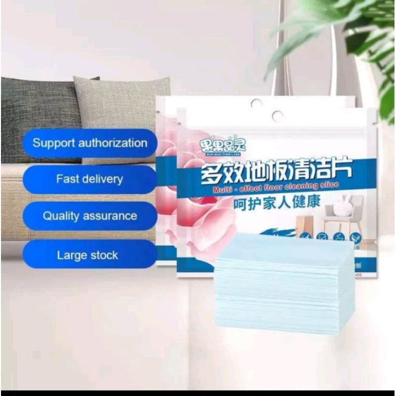 Sabun Kertas Pembersih Lantai isi 30 lembar pel AUZEAL READY sabun kertas pel