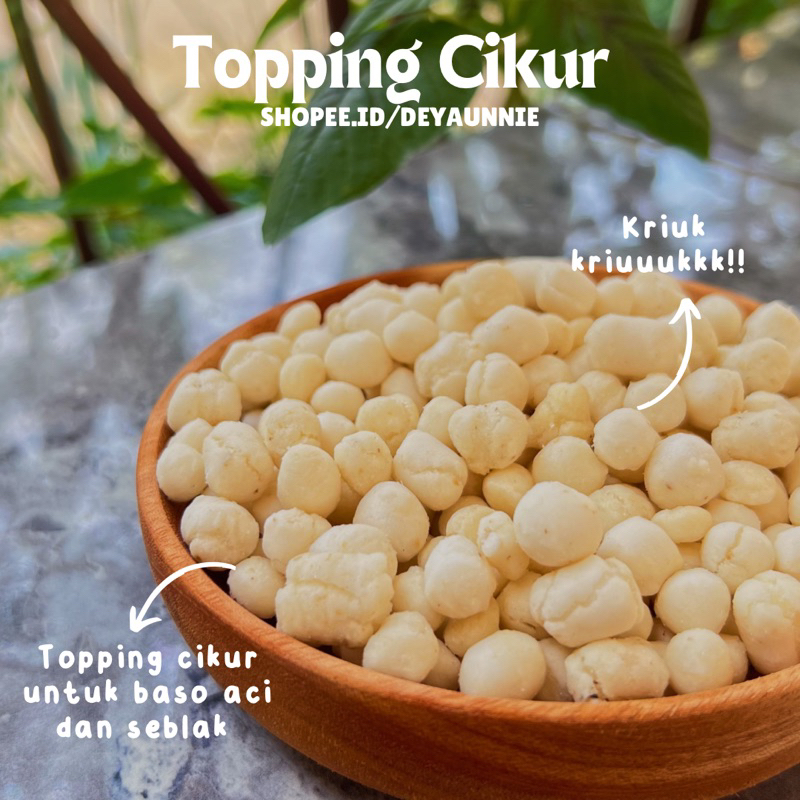 

Topping Pilus Cikur Kencur Baso Aci Baci