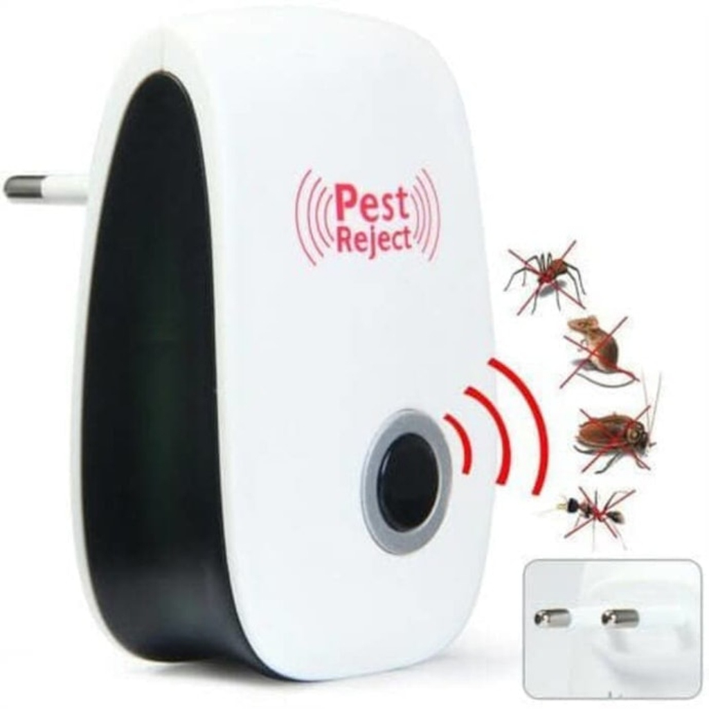 Alat Pengusir Serangga Nyamuk Tikus Lalat Kecoak Pest Reject Repeller Ultra Ultrasonic Anti Hama Ultrasonik Pest