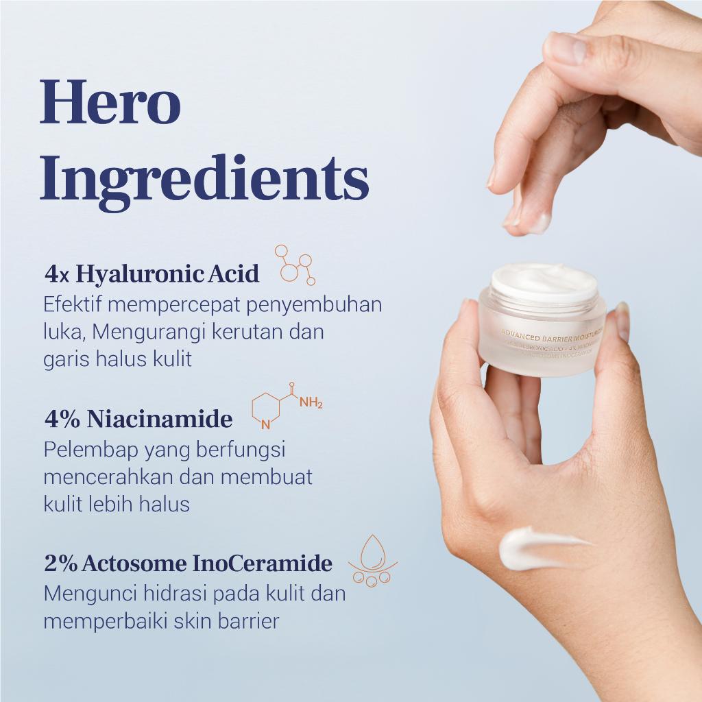 LUME Advanced Barrier Moisturizer Pelembab Wajah dengan 4%Niacimide