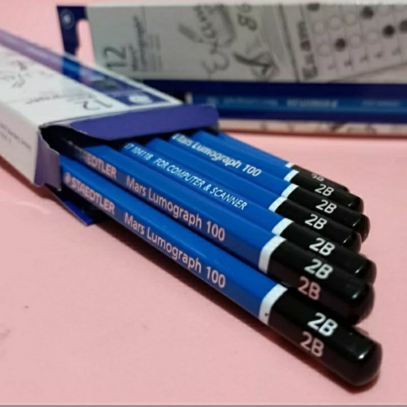 

(1pcs) PENSIL STAEDLER 2B / PENSIL UJIAN / PENSIL KOMPUTER