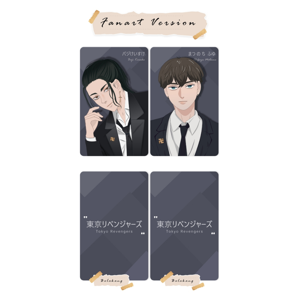 Photocard Anime Tokyo Revengers - Baji Chifuyu
