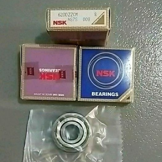 Bearing 6200ZZ NSK Japan Tutup Besi 6200 ZZ ZZCM