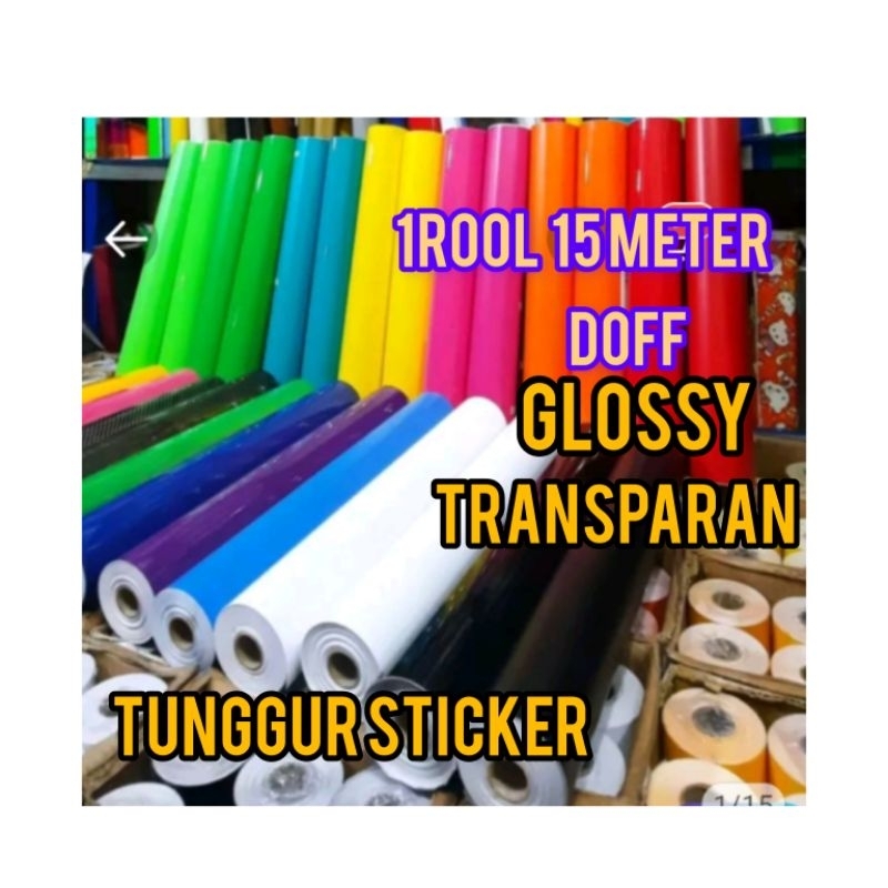 skotlet motor 1 rool 15 meter ,doff, glossy, transparan