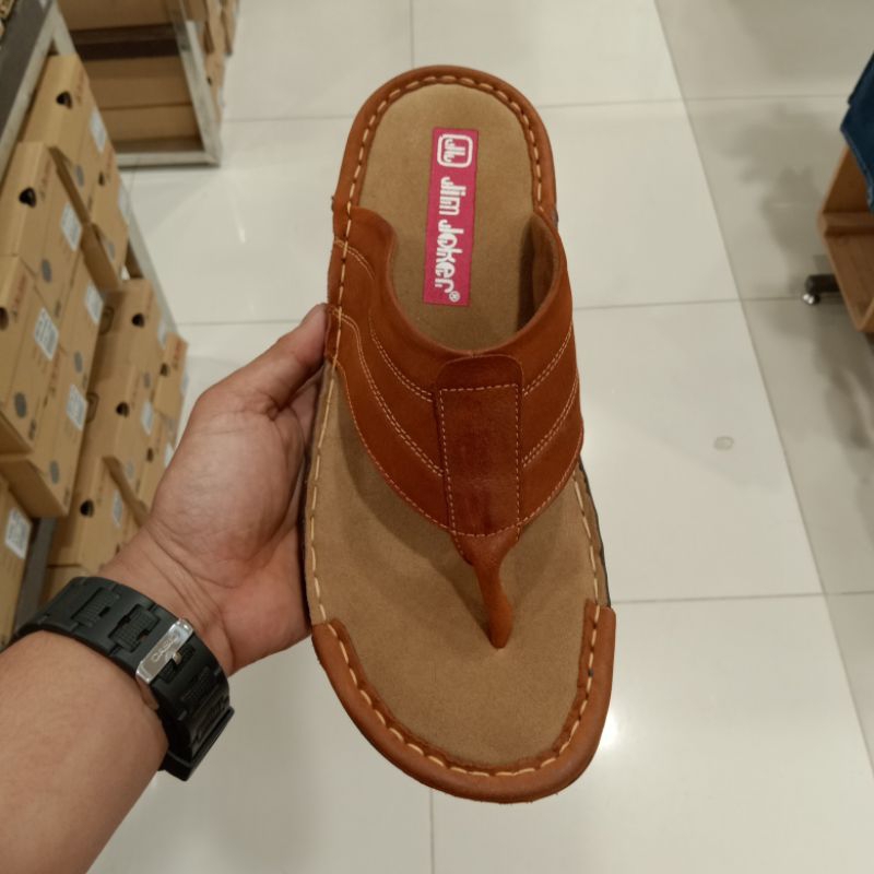 JIM JOKER SANDAL JEPIT KULIT | SANDAL PRIA EMPUK | ORIGINAL