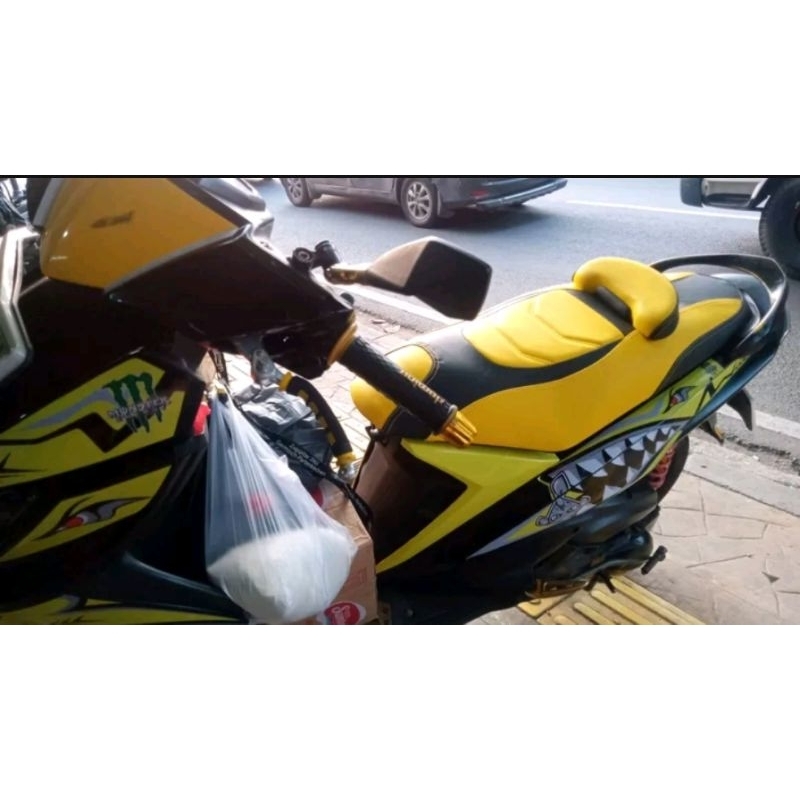 kulit jok motor Mio J Mio Z soul GT Mio M3. kulit jok variasi