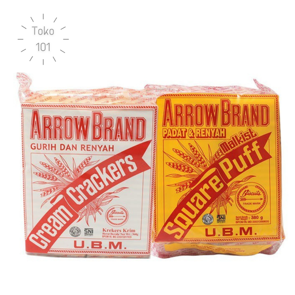 

Biskuit Gabin Arrow Brand UBM Manis / Asin