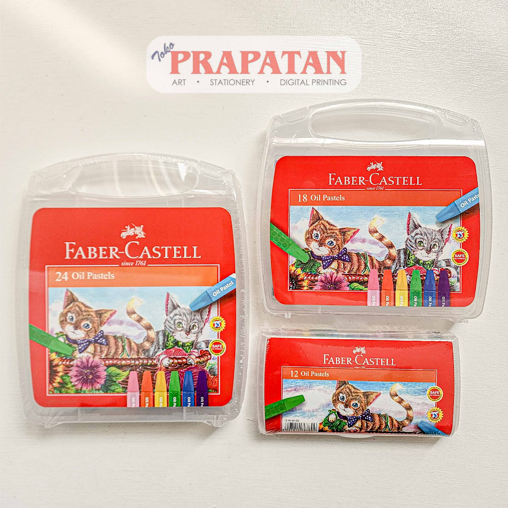 

HJK Faber Castell Oil Pastel 12/18/24C Crayon Minyak