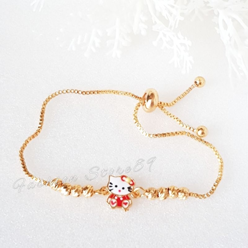 Gelang Anak Tangan dan kaki Impor perhiasan lapis emas 18k gelang rantai jurai Bestseller