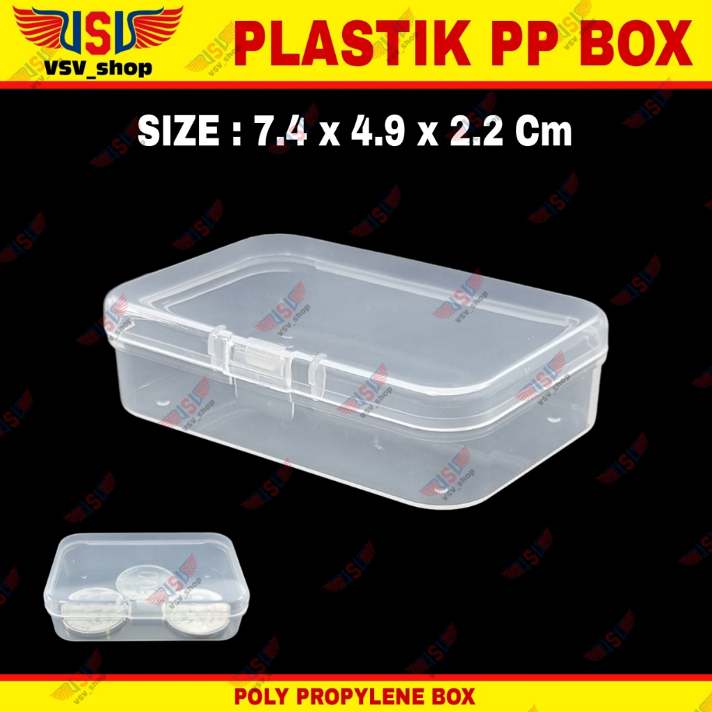 Kotak Plastik Bening Kecil Box Plastik PP Box organizer Plastic Case C720