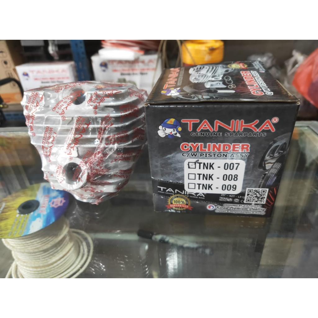 Tanika - Blok Cylinder Assy Chainsaw 007 Blok Mesin Potong Kayu Gergaji Pohon Piston Ring Piston Kom