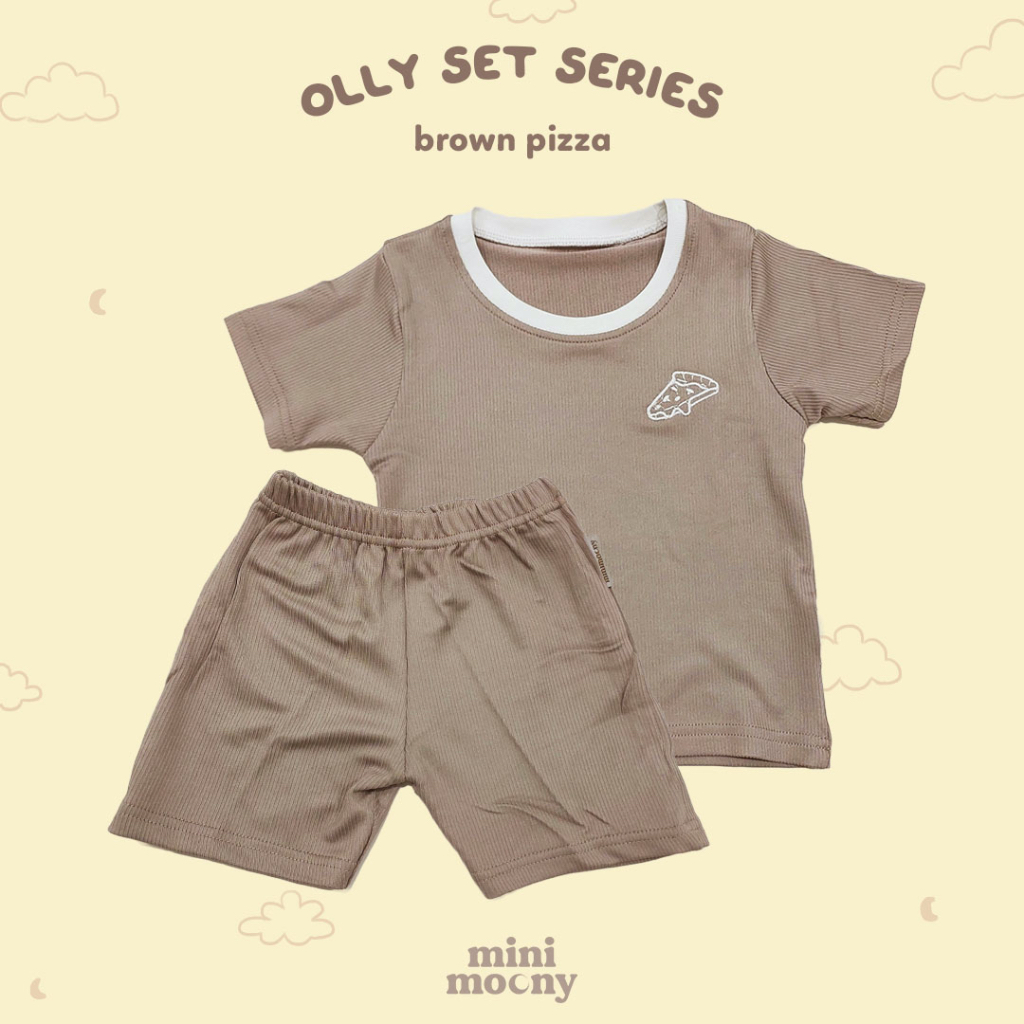 Mini Moony Olly Series 2.0 Cotton Rib Tee and Short