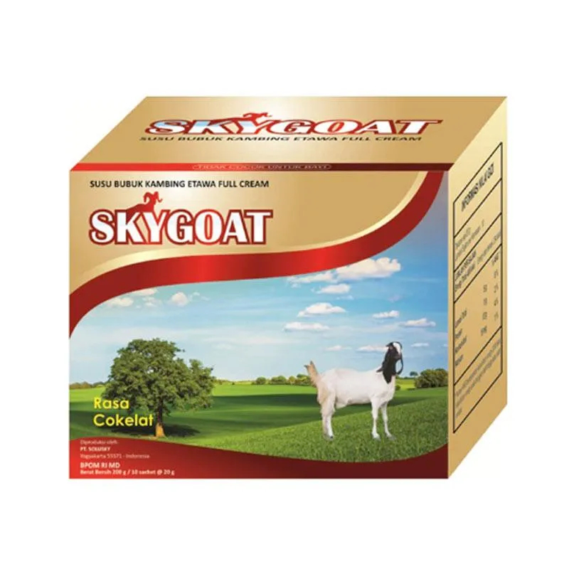 

Susu Kambing Etawa Skygoat Asli Rasa Coklat Isi 10