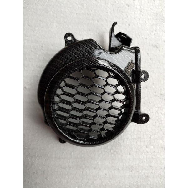 Tutup kipas carbon Genio beat deluxe beat street deluxe all new Scoopy 2021 - MF Aksesoris Motor