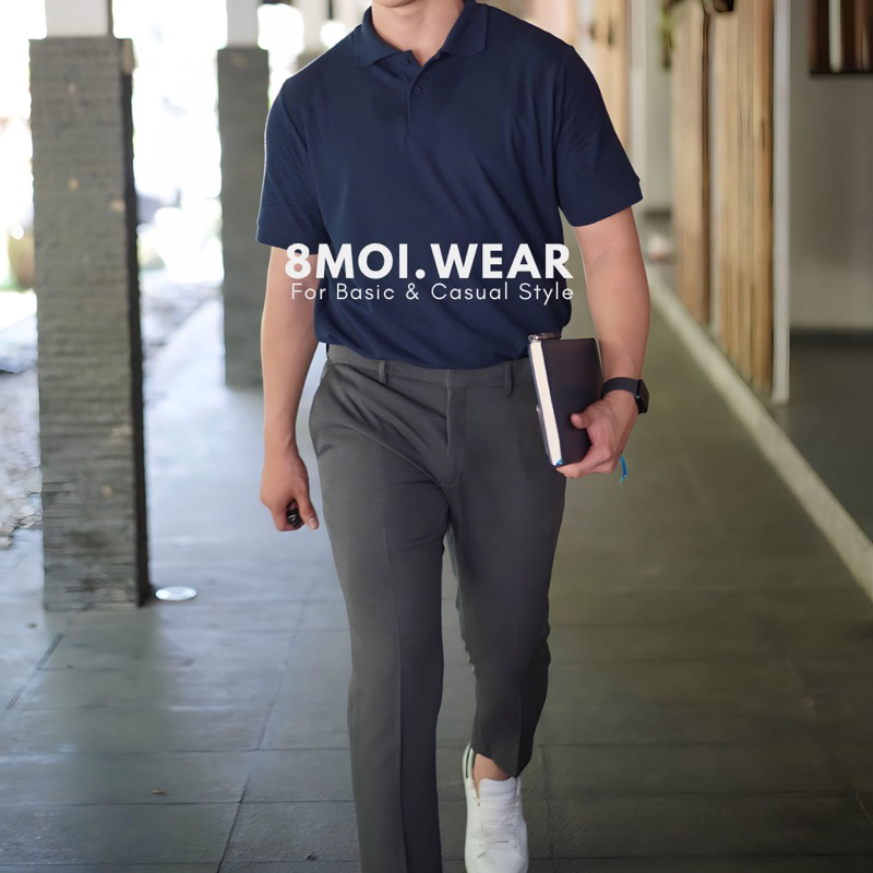 Kaos Polos Polo Shirt Premium - Kaos Polo Shirt 8Moi.Wear