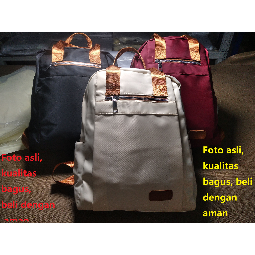 tote bag top handle bag  Multifungsi  Ransel Wanita tas Backpack tas gendong women Ransel cewek tas wanita nilon cloth import tas fashion tas 1356