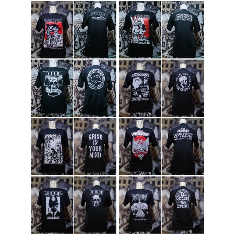 kaos pendek band punk,kaos band punk,baju band punk,kaos band disclose