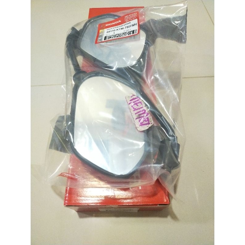 kaca Spion cembung Supra x 125 pnp Vario 110 karbu  harga 1 set kiri dan kanan (KTM)