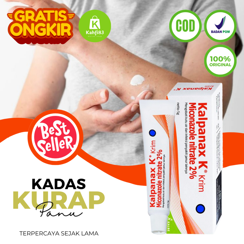 Kalpanak Cream 5 Gr Salep Panu Paling Ampuh 100 dan Paling Cepat - Obat Panu Paling Ampuh 100 Obat G