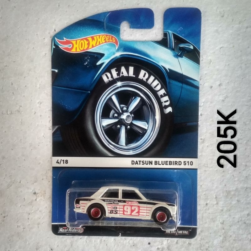 Hot Wheels Real Riders Datsun Bluebird 510
