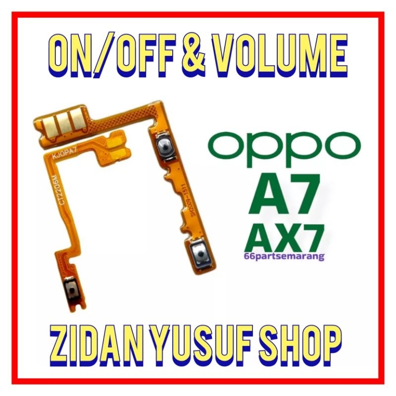 FLEXIBEL FLEXIBLE ON OFF VOLUME OPPO A7 ORIGINAL