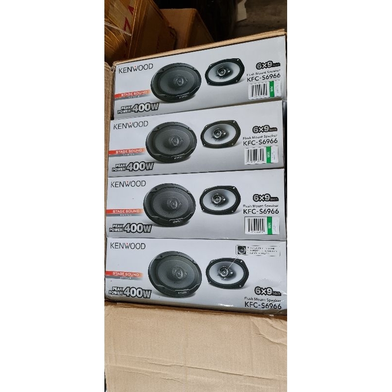 Speaker Oval Kenwood KFC 6966, Sepasang, Original