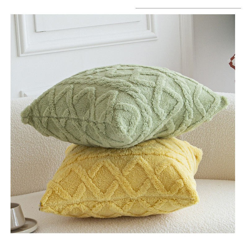 Geometric Pillow Cushion Cover / Sarung Bantal Sofa Kursi Tebal Bludru