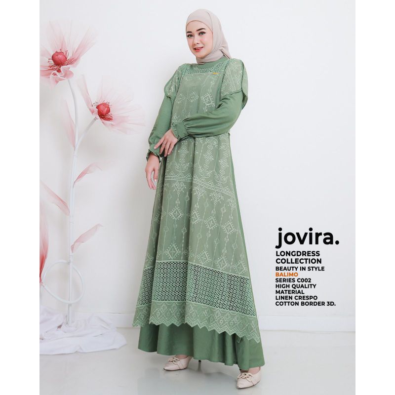 Gamis Dress wanita Terbaru Jovira long Dress by Balimo