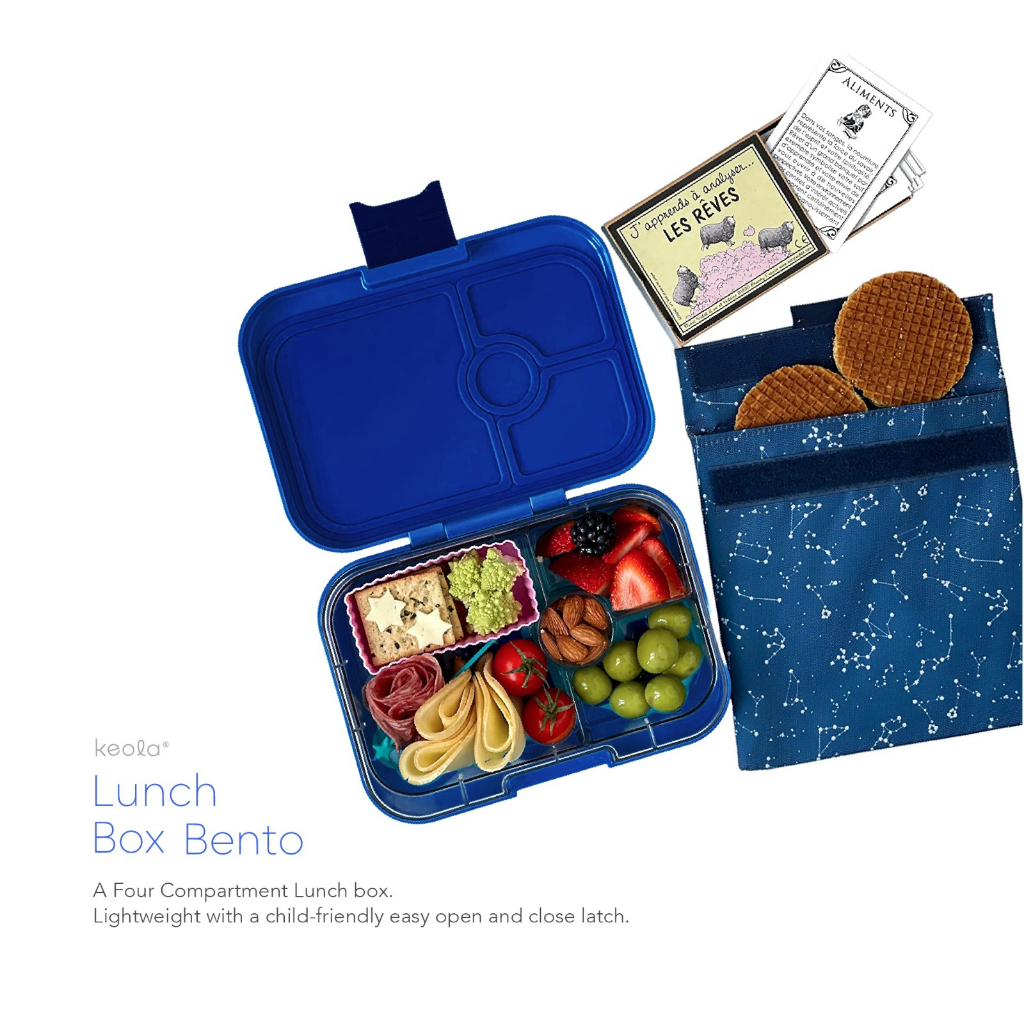 T24 - Keola Lunch Box Bento Tritan High Grade | Bento Box Anak | Tempat bekal makan Anak Food Grade