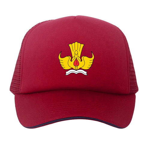 Topi Merah SD dan Topi Merah Putih Full Bordir