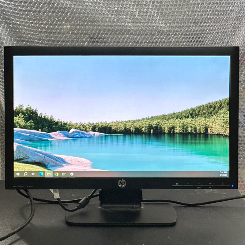 LED Monitor Komputer HP Compaq LE2002x Layar 20inch Wide Second