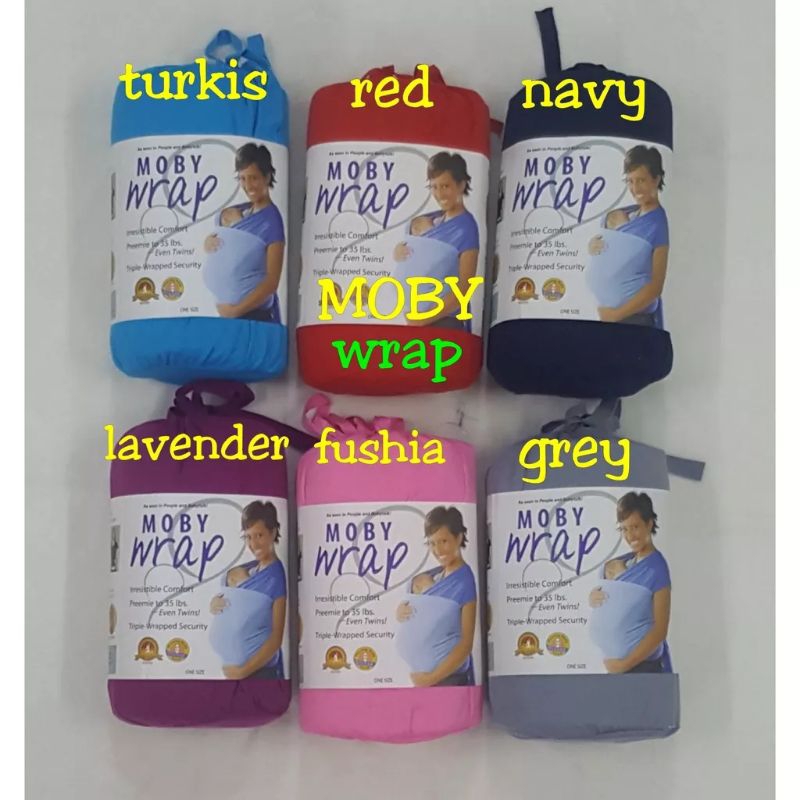 Moby Wrap - Gendongan bayi instan carrier