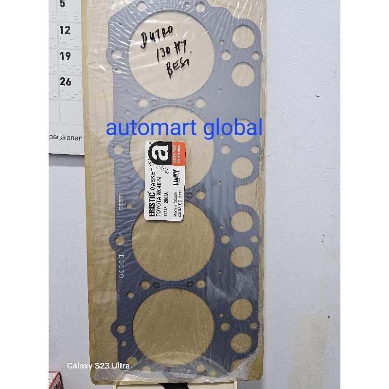 packing deksel cylinder head dutro 130ht besi