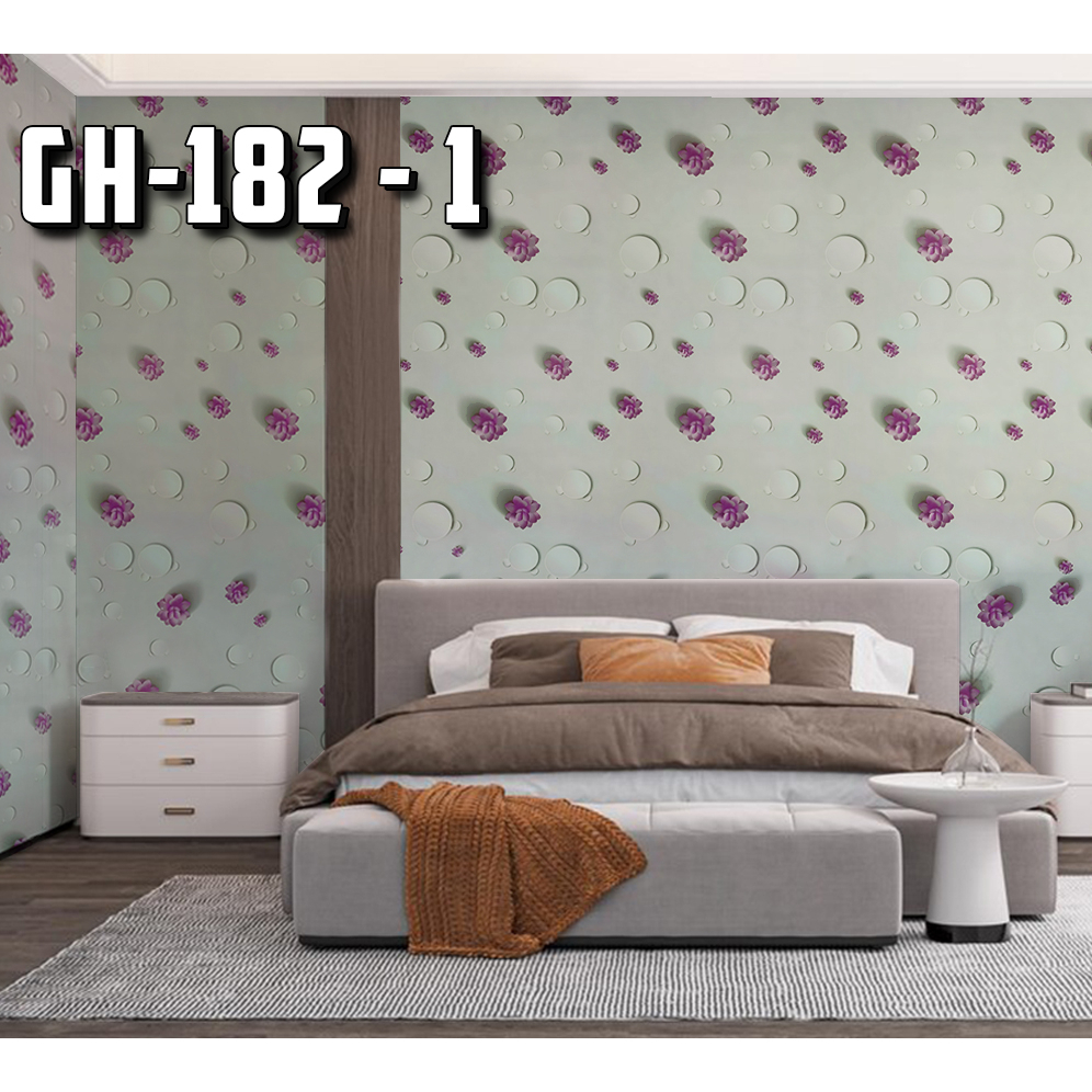 Wallpaper Dinding Wallstiker Kamar Tidur Stiker Dinding Wallstiker Premium High Quality Ukuran 45CMX9M