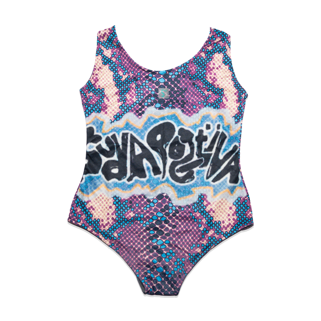 Sura Positiva - One Piece Swimsuit (Carlla) Purple Pattern