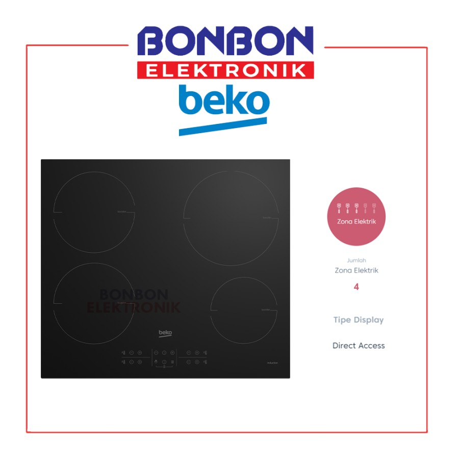 BEKO Induction Hob Kompor Tanam HII 64200 MT / HII64200MT 60Cm