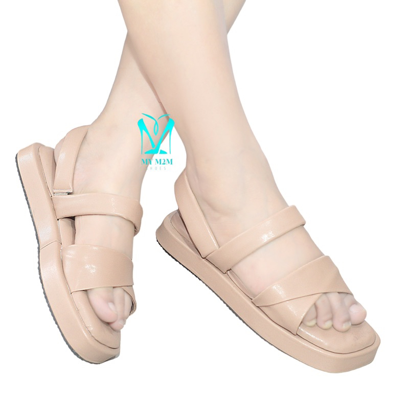 Mym2m Sandal Tali Wanita Platform Sandal Rasti