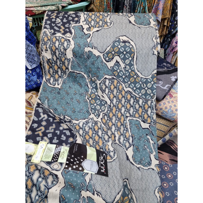 Kain batik bahan katun dobby merk Sarini