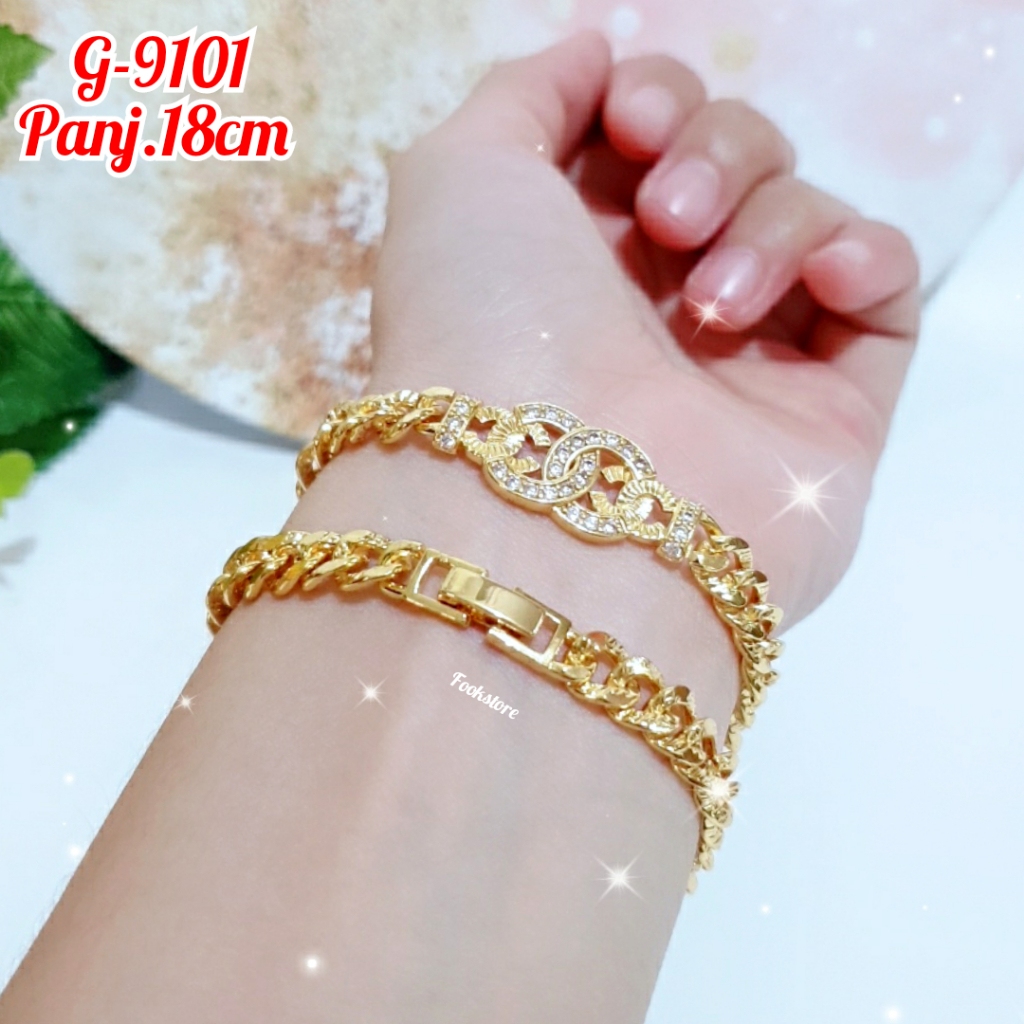 GELANG RANTAI DEWASA PERHIASAN XUPING FASHION WANITA/G-9101