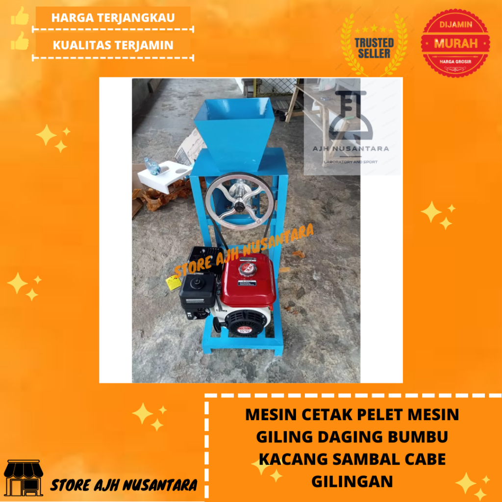 ECO MESIN CETAK PELET MESIN GILING DAGING BUMBU KACANG SAMBAL CABE GILINGAN // Pre Order