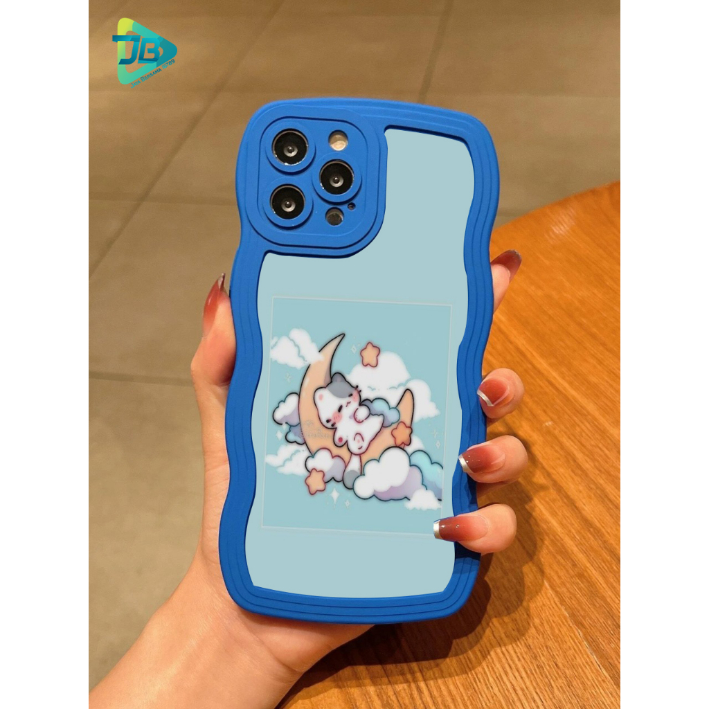 CUSTOM SOFTCASE SILIKON GELOMBANG WAVY CUSTOM CAT CUTE FOR OPPO A3S A5S A1K A15 A16 A17 A17K A31 A37 NEO 9 A39 A57 A71 A83 F1S A59 F5 F7 F11 A5 A9 A52 A53 A33 A54 A55 A77S A74 A95 A76 A36 A96 RENO 4F F17 PRO 4 5 5F 6 7 8 7Z 8Z JB8914